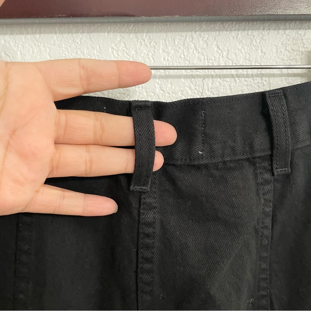 Mara Hoffman Womens Skirt Black Nakita Denim Midi Split Front Size 2 - Picture 9 of 11
